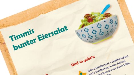 Timmis bunter Eiersalat, Rezept zum Ausdrucken; Quelle: rbb