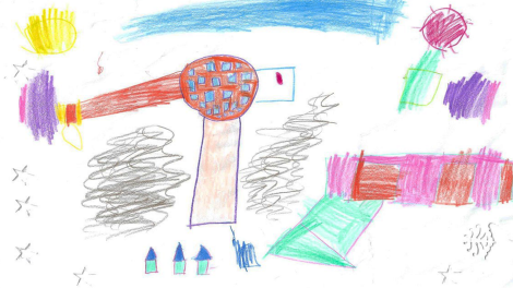 Kinderzeichnung von Lina (6) aus Nossen