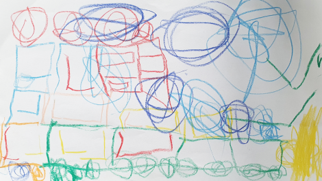 Kinderzeichnung von David (4) Königslutter