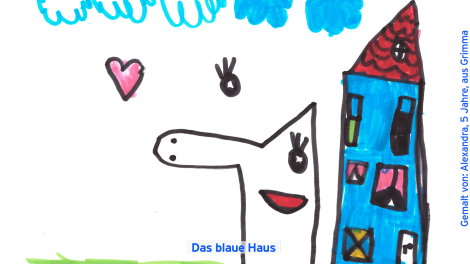 Kinderzeichnung, Bilder des Monats Februar 2023
