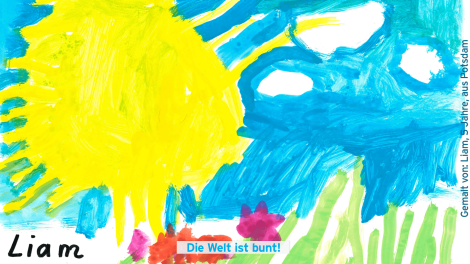 Kinderzeichnung, Bilder des Monats Februar 2023