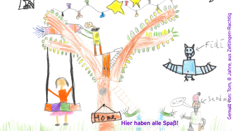 Kinderzeichnung, Bilder des Monats April 2023