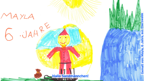 Kinderzeichnung, Bilder des Monats August 2023