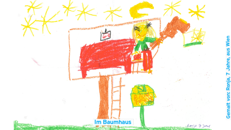 Kinderzeichnung, Bilder des Monats August 2023