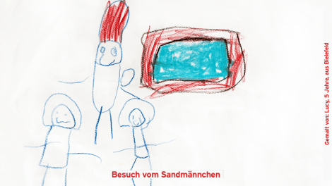 Kinderzeichnung (Quelle: rbb)