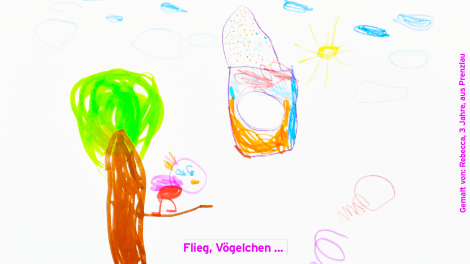 Kinderzeichnung (Quelle: rbb)