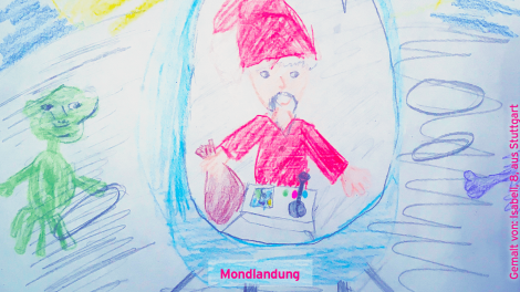 Kinderzeichnung (Quelle: rbb)