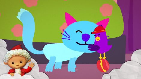 Fieps und das Katzenbaby (Quelle: rbb)