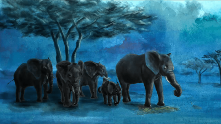 Snoozledoo: Elefanten bei Nacht (Quelle: rbb)