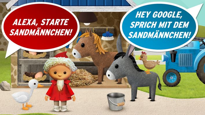 Unser Sandmännchen, Alexa-/Google-Skill (Quelle: rbb) Unser Sandmännchen, Alexa-/Google-Skill (Quelle: rbb)